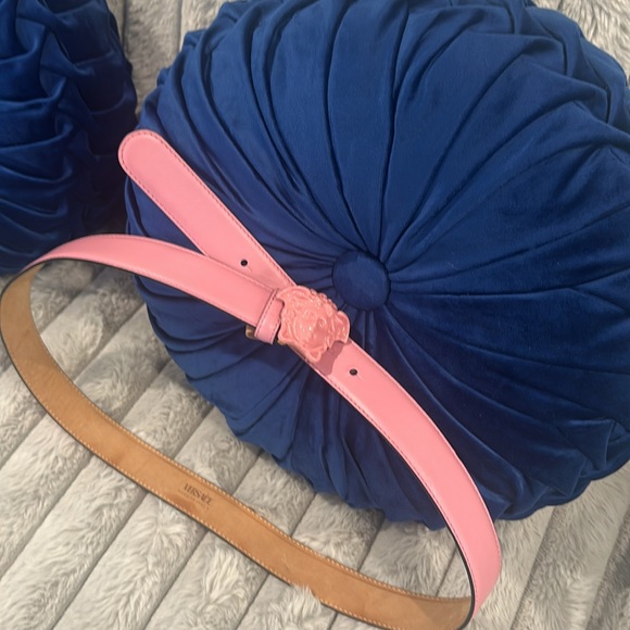 Versace Pink Medusa Belt for Women - Picture 8 of 17